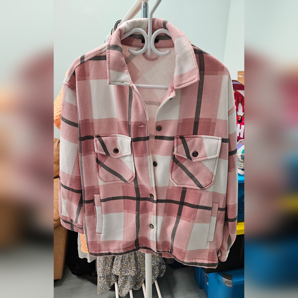 Pink Shacket